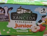 Mängden socker i Junior yoguuur con manzana y plátano