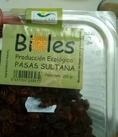 Mängden socker i Pasas sultanas