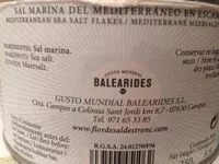 Mängden socker i Flor de sal d es trenc