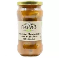 Mängden socker i Aceitunas manzanilla