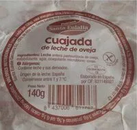 Mängden socker i Cuajada de leche de oveja