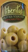 Mängden socker i Olives vertes dénoyautées