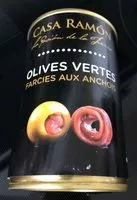 Mängden socker i Olives vertes farcies aux anchoix