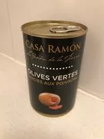 Mängden socker i Olives vertes facies aux poivrons