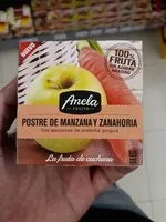 Mängden socker i Postre de manzana y zanahoria