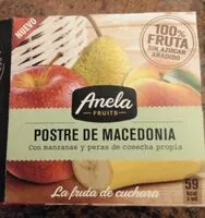 Mängden socker i Postre de macedonia
