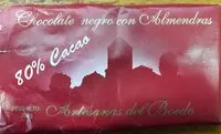Mängden socker i Chocolate negro con almendras