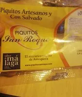Mängden socker i Piquitos artesanos y con salvado