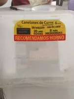 Mängden socker i Canelones de carne con bechamel