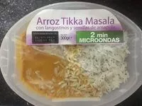 Mängden socker i Arroz Tikka Masala