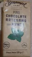Mängden socker i Chocolate artesano con menta