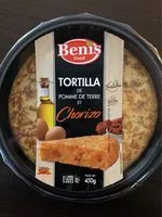 Mängden socker i Tortilla de pomme de Terre et Chorizo