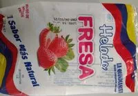 Mängden socker i Helado de fresa