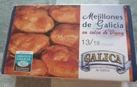 Mängden socker i Mejillones de Galicia en salsa de Vieira