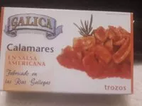 Mängden socker i Calamares  en salsa americana