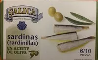 Mängden socker i Sardinas en aceite oliva