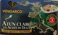 Mängden socker i Atún claro en aceite de oliva, solo tronco