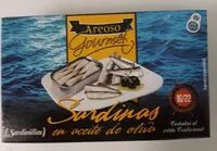Mängden socker i Sardinas en aceite de oliva