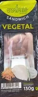 Mängden socker i Sandwich vegetal