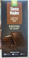 Chocolates negro con pepitas de cacao