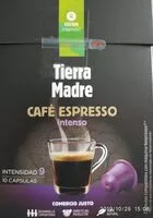 Mängden socker i Tierra Madre: Café espresso intenso
