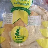 Mängden socker i Pain libanais