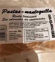 Mängden socker i Pastas de mantequilla