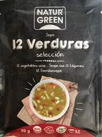 Mängden socker i Sopa 12 verduras NaturGreen