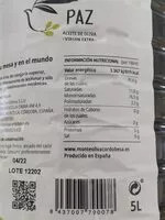 Mängden socker i Aceite