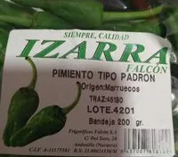 Mängden socker i Izarra - Pimientos de padrón
