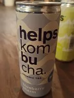 Mängden socker i Helps kombucha blueberry