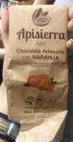 Mängden socker i Chocolate artesano con naranja