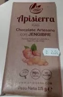 Mängden socker i Chocolate artesano con jengibre
