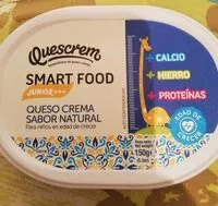 Mängden socker i Queso crema natural Quescream smart food junior