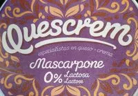 Mängden socker i Quescrem Mascarpone