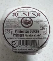 Mängden socker i Pimientos Dulces Primera "Asados a Leña"