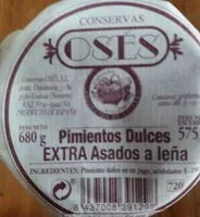 Mängden socker i Pimientos Dulces Extra Asados a la Leña