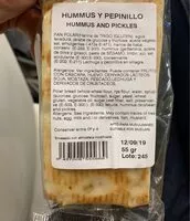 Mängden socker i Hummus y pepinillo