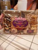 Mängden socker i Pastas de te