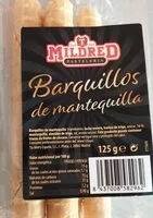 Mängden socker i Barquillos de mantequilla