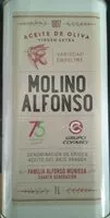 Mängden socker i Aceite de oliva virgen extra molino Alfonso