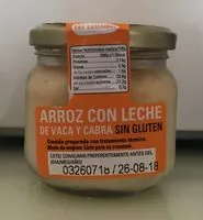 Mängden socker i Arroz con leche de vaca