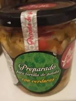 Mängden socker i Preparado de tortilla de patatas con verduras