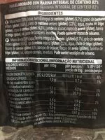 Mängden socker i Pan de centeno 82% integral