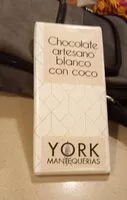 Mängden socker i Chocolate artesano blanco con coco