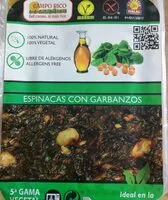 Mängden socker i Espinacas con garbanzos