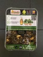 Mängden socker i Espinacas con garbanzos