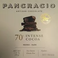 Mängden socker i Intense Cocoa 70%