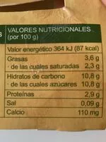 Mängden socker i Yogur sabor vainilla