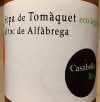 Mängden socker i Sopa de tomàquet